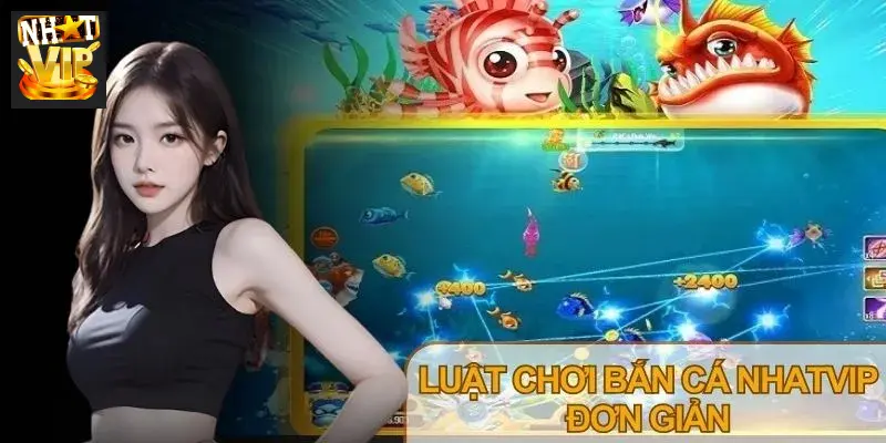 Giao diện game Bắn cá Nhatvip với hệ thống sinh vật biển đa dạng